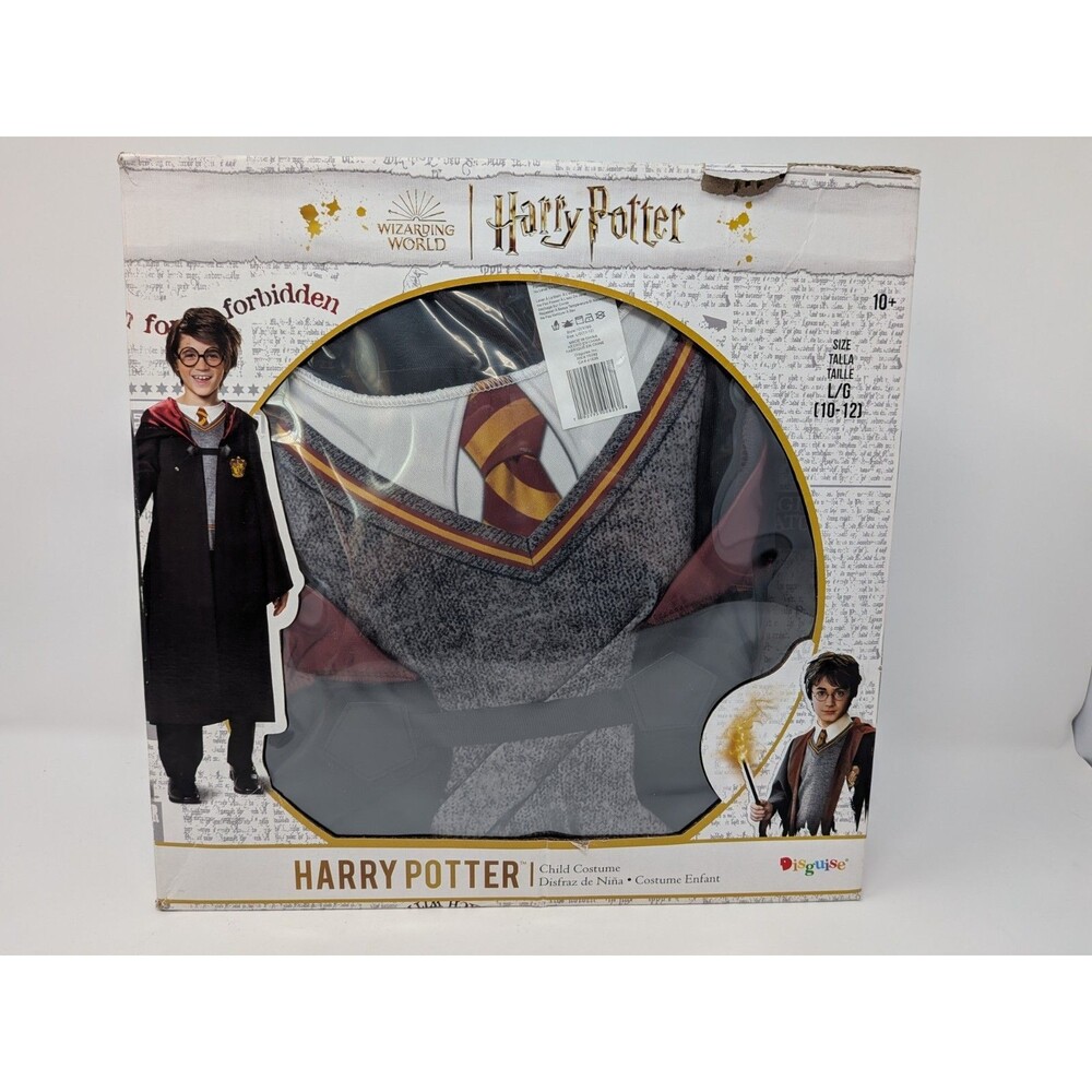 Disguise Harry Potter Gryffindor Robe Costume Kids L 10-12 Dark Academia New
